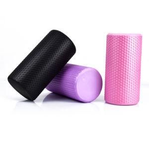 Manufacturing Gym Deep Tissue Pink Body Custom EVA Massage Cork Foam Roller Bottle Yoga 2 in 1 Logo Fitness Equipment 30cm