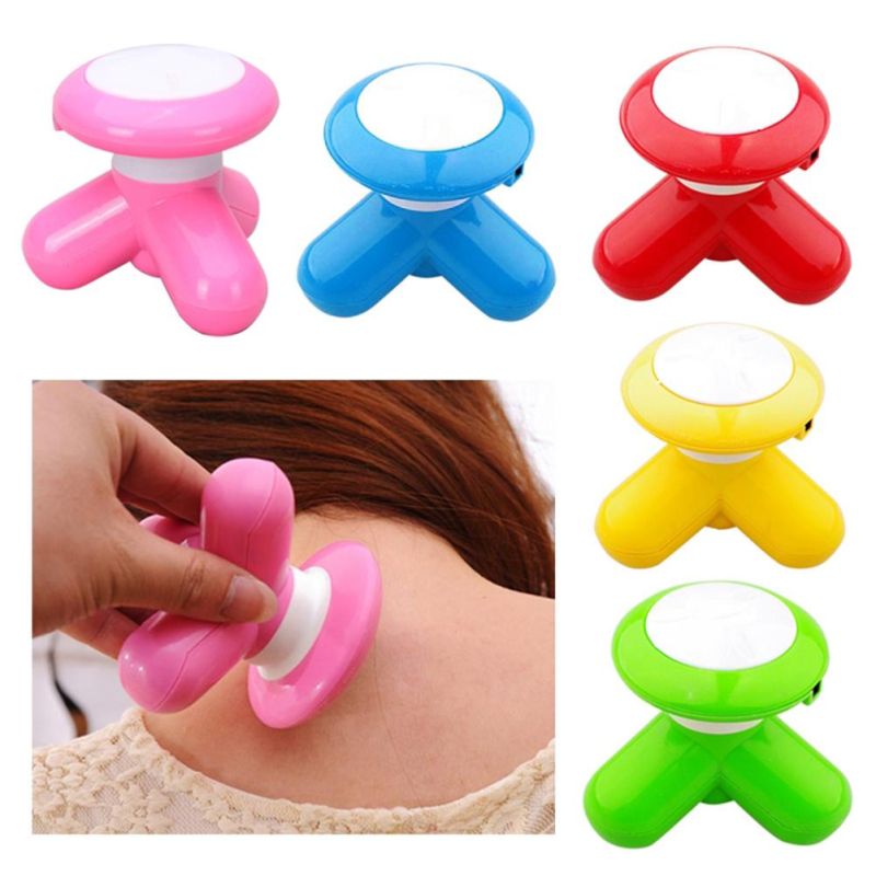 Electric Handled Wave Vibrating Massager USB Battery Full Body Massage Mini Electric Massager