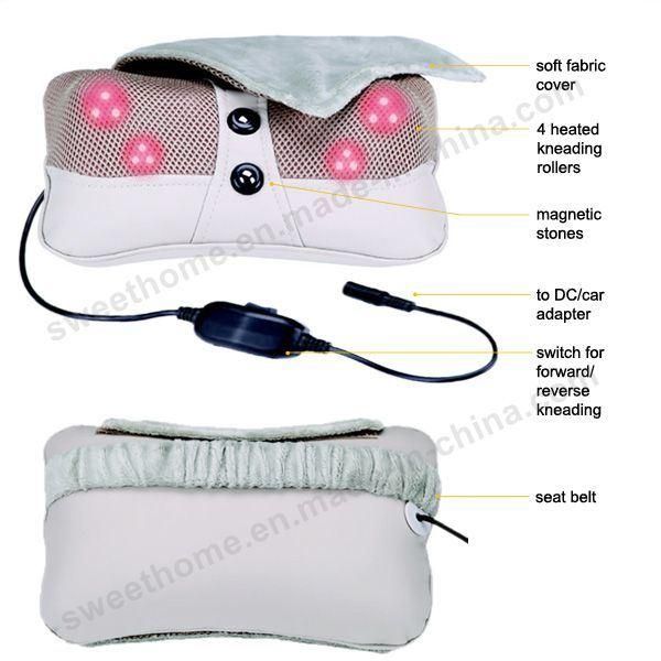 Mini Car and Home Electric Shiatsu Neck Shoulder Massager