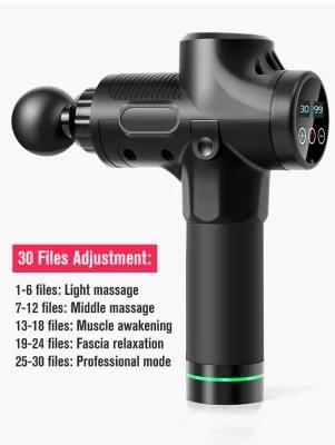2021 Massage Gun Professonal Fasical Gun Deep Muscle Fascial Physiotherapy Instrument 24V Electric Muscle Massage Gun