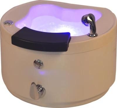 Hl-9012 New Footbath Basin/Customize Acrylic Foot SPA Basin/2020 Nail Salon Equipment