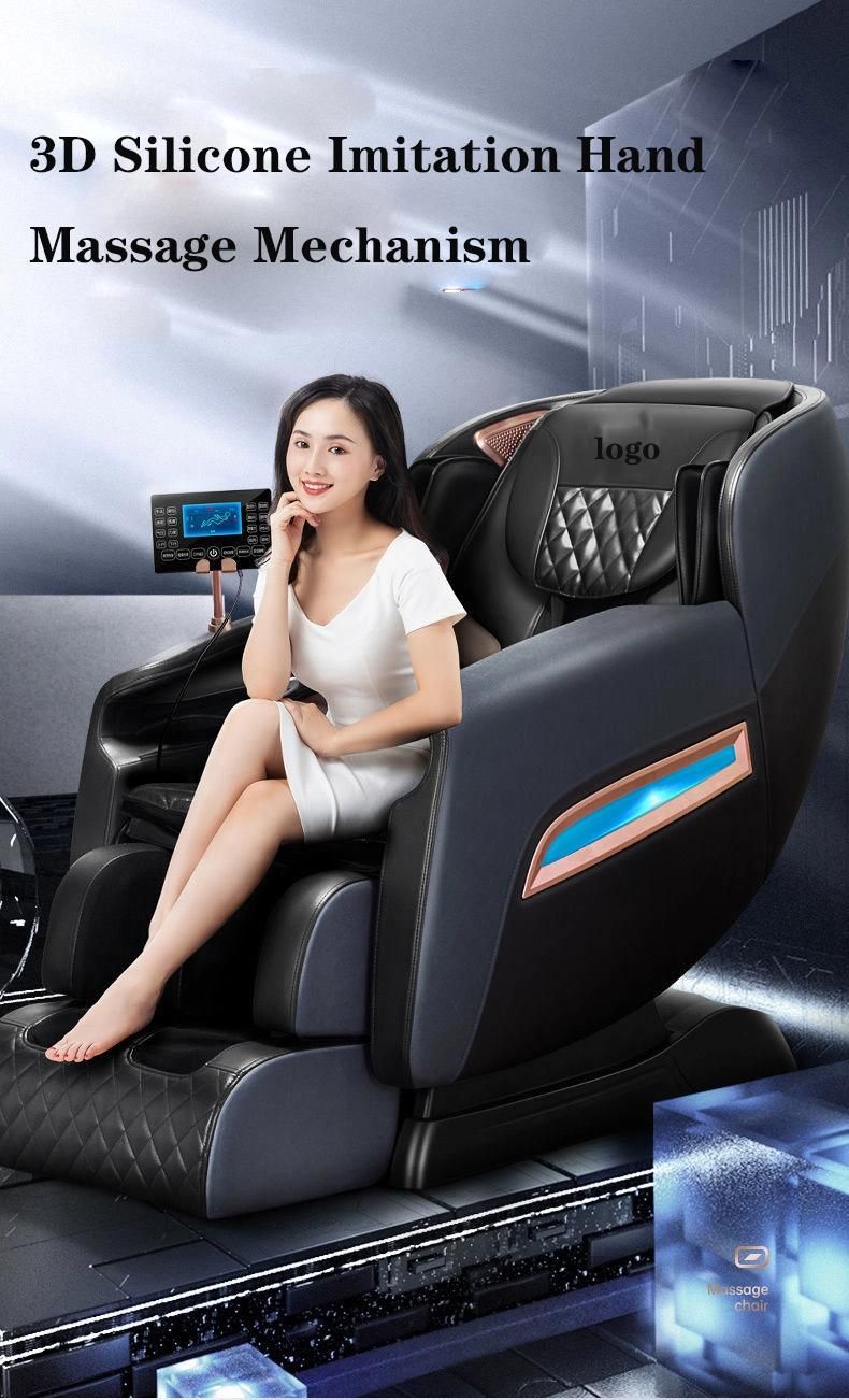 Q9 2022 Hot Sell Fashion Music 4D Zero Gravity Electric Full Body Machine Ddeluxe Shiatsu Massage Chair