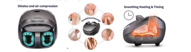 for European Market Tapping Heating Kneading Foot Massager