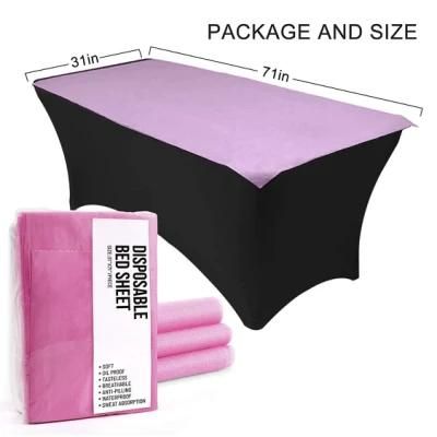 Disposable Non-Woven Bed Sheet for SPA or Hotel Use