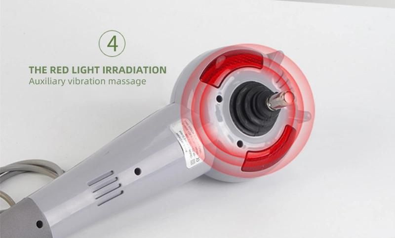 China 7 in 1 Infrared Handheld Massager Hammer Handheald Vibrating Body Massager for Pain Relief