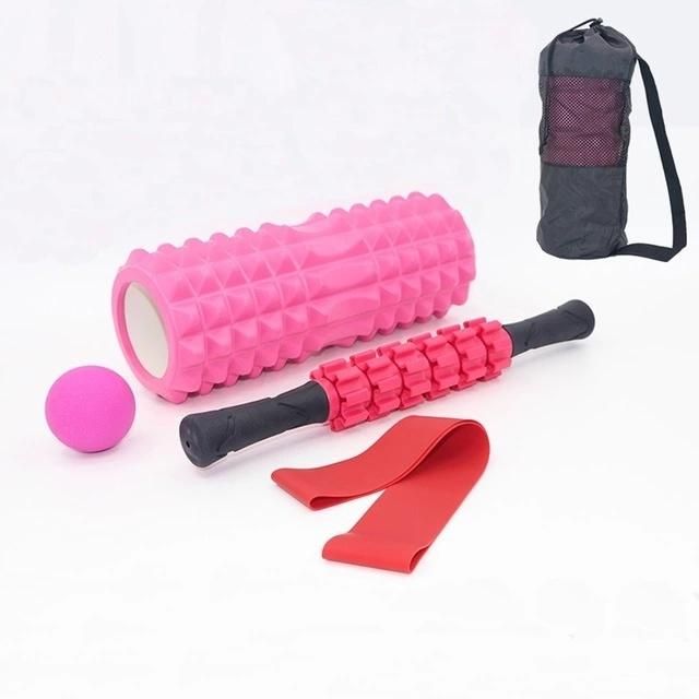 Foam Roller and Massage Stick 5 in 1 Set for Deep Tissue Muscle Massage