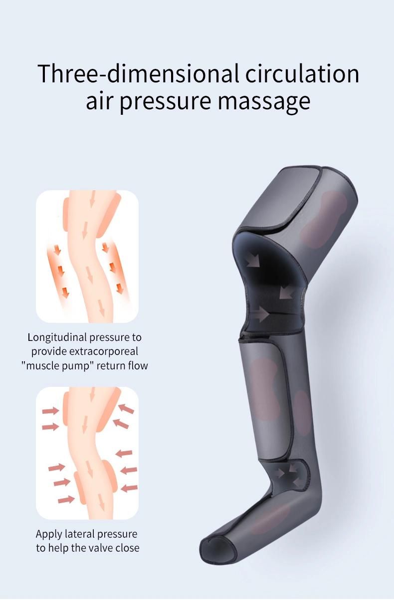 Leg Massager for Circulation - Foot and Calf Massager, Air Compression Leg Wraps Massage Boots Machine for Home Use Leg Massage