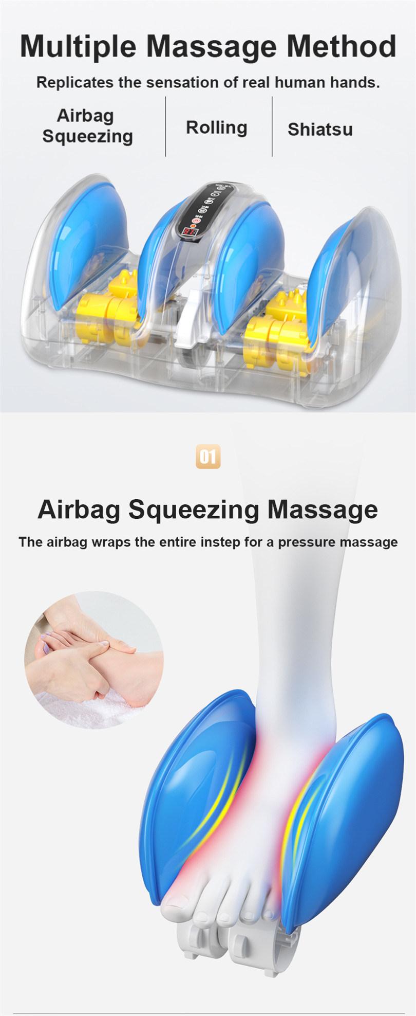 Hot Vibrating Leg and Foot Massager with Heating