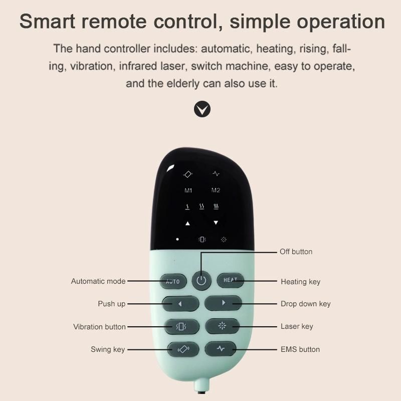 OEM Intelligent Electronic Lumbar Heat Traction Back Massager Lumbar Massager Back Stretcher