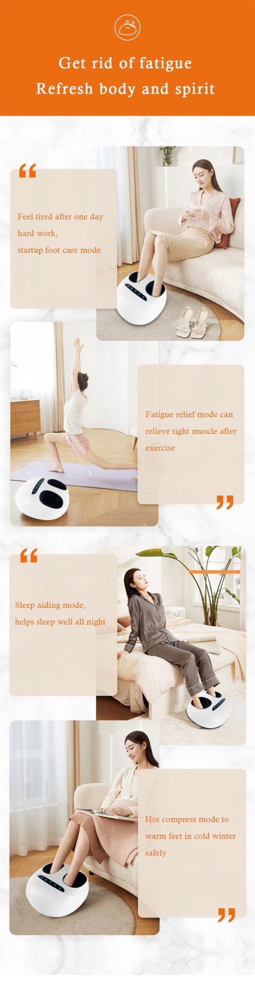 Electric Shiatsu Vibrating Foot Massage Machine Foot Massager