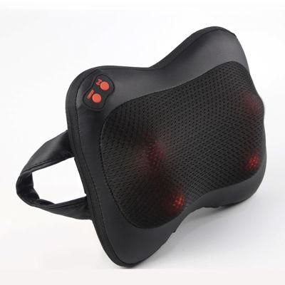 Car Home Use Portable Shiatsu Body Massager Head Back Neck Rolling Kneading Massage Pillow