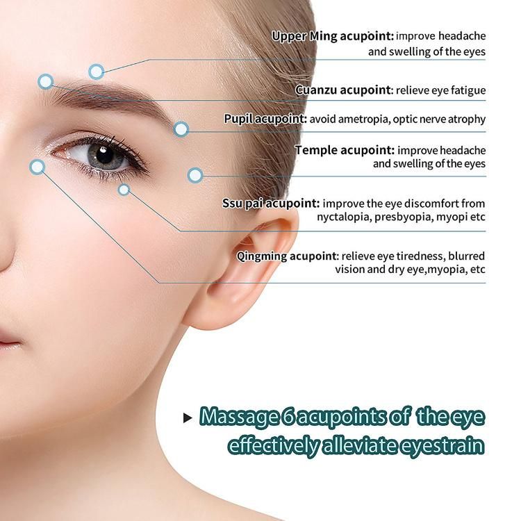 Dropshipping and Support Customization Massage Eyes Wrieless Eye Massager