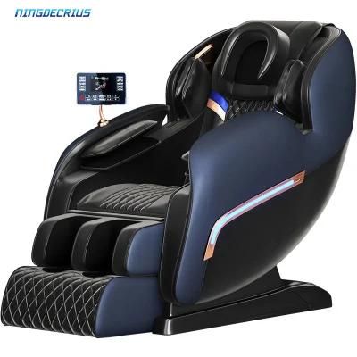 Ningdecrius C320L-22 2022 Ai Voice Control Big Size SL Super Long Rail 4D Manipulator with Breath Light Electric Massage Chair