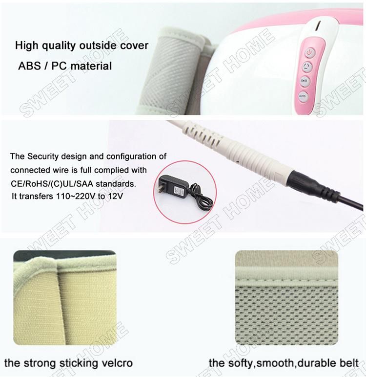 Electric Vibrating Kneading Shiatsu and Infrared Heat Belly Fat Burner Slimming Belt Body Massage Machine