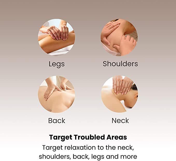 Advanced Customization Back Belt for Pain Relief Neck and Shoulder Shiatsu Belt Massager