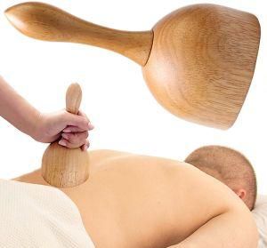 Cloud&Dragon Wooden Handheld Massage Cup Wood Cupping Therapy Massage Tools for Maderoterapia Kit