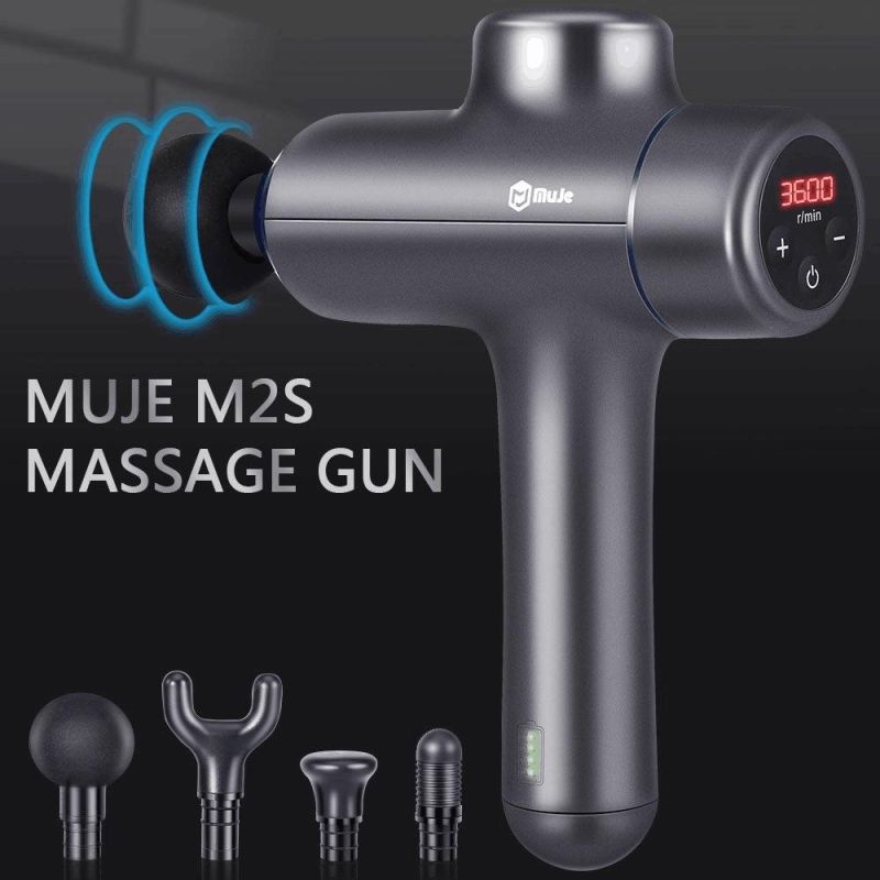 Muje Best Body Massager 24V Portable Fascia Massage Gun with Touch Screen