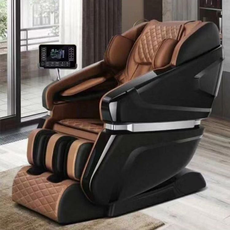 Manufacturer Price High End Luxury SL Shape 3D Massage Chair 0 Gravity with Large LCD Controller