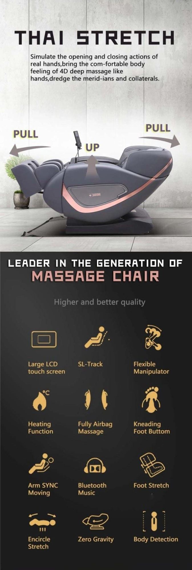 Hot 4D Cheap Commercial Massage Chair Wholesale Coin Machine Massage Chair China Shopping Mall Massage Chair Manufacturer