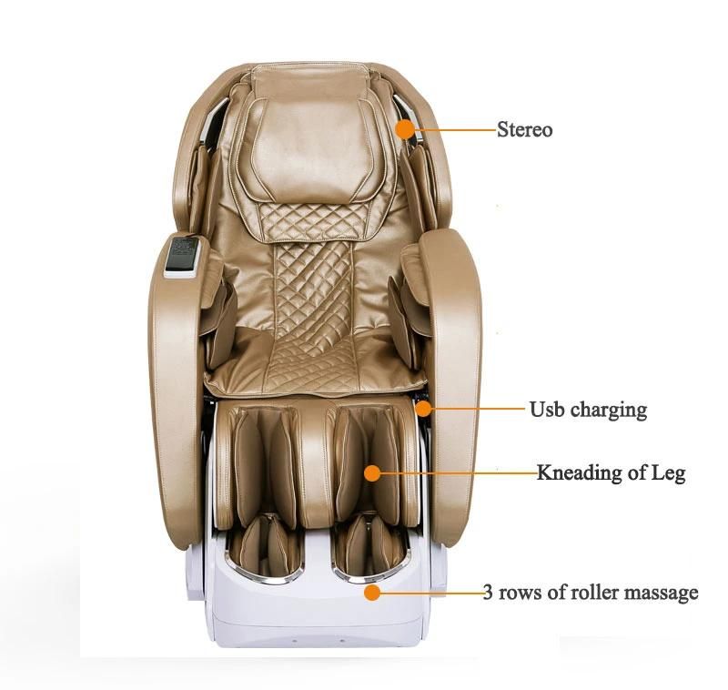 Leisure Full Body 3D Massage Chair with Plastic Cover