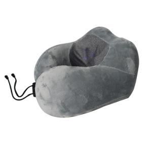 Relaxer Neck Wireless Neck U-Shaped Electronic Massage Portable Travel Pillow with Heat Balls