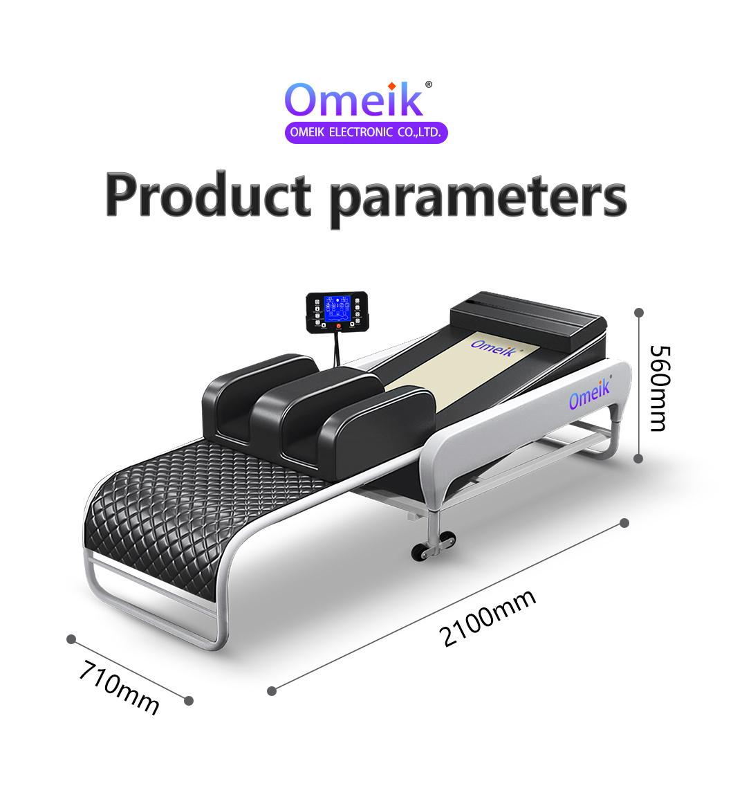 High Quality Electric Jade Heating Roller Cervical Spondylosis and Lumbar Disc Herniation Therapy Massage Bed for Physical Therapy Center