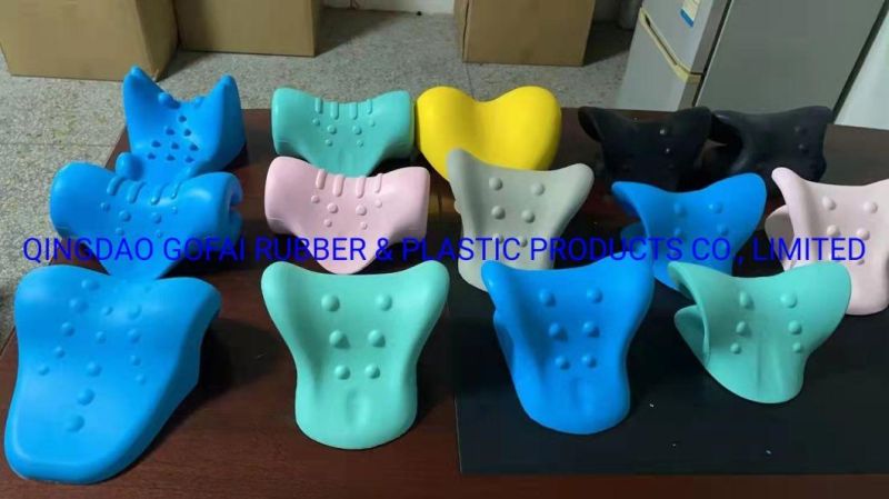 PU Foam Cervical Traction Device Neck and Shoulder Relaxer Pain Relief Cervical Spine Traction Pillow Massage Neck Chiropractic Pillow