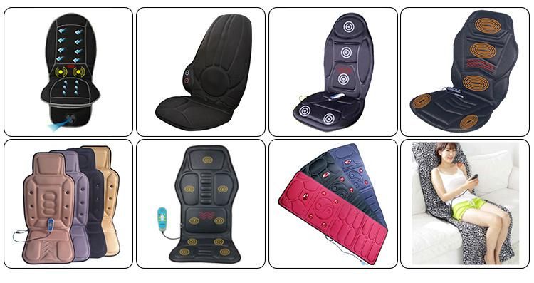 Custom Logo Heated Electric Full Body Massager Mat Neck Lumbar Leg Vibrating Massage Cushion