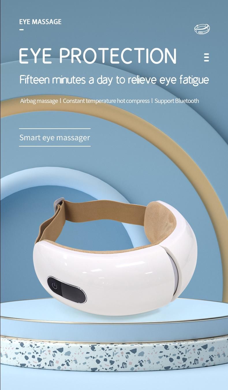 Foldable Wireless Music Graphene Heating Eye Massager