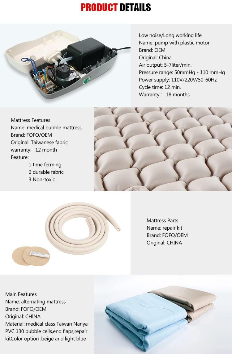 Anti Bedsore Mattress for Home Care with Compressor