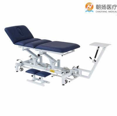 4 Section Electric Physical Therapy Bed Lumbar Electric Traction Bed