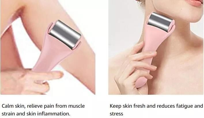 Cooling Face Roller Skincare Stainless Steel Face Massager Ice Roller for Eye Bags Rednes