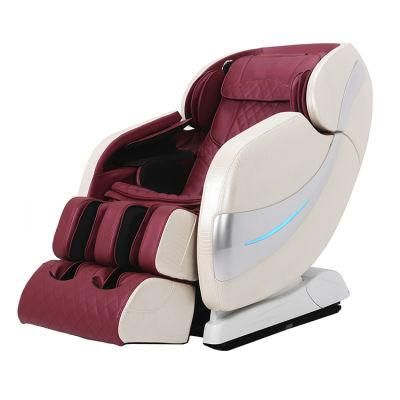 Full Body Electric Infrared Heated Luxury SL Track 3D Zero Gravity Massage Chair with Jade Rollers and Bluetooth Music
