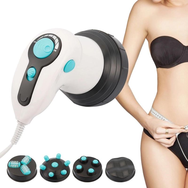 4 in 1 Electric Vibration Full Body Massager Slimming Massage Roller for Waist Losing Weight Anti Cellulite Body Lifting Device