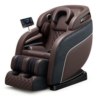 Deluxe Zero Gravity Health Full Body Airbags Leather Shiatsu Massage Chair