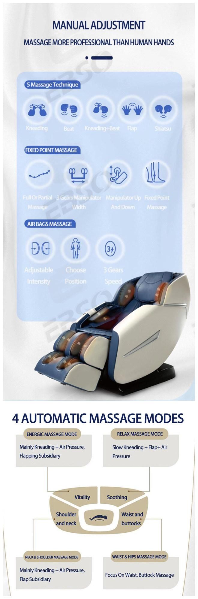 China Manufacturer Healthcare Full Body Zero Gravity Massage Chair Leather Large