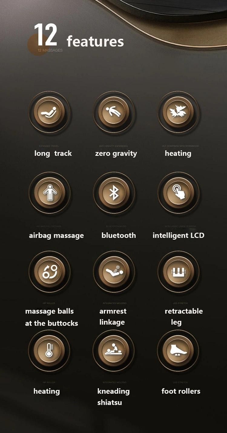 Y8 The Best Zero Gravity Heating Airbag Massage Shiatsu Massage Chairs for a Healthier Life