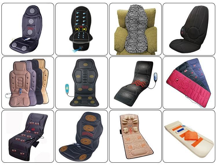 Electric Full Body Shiatsu Heat Vibrator Massage Mattress