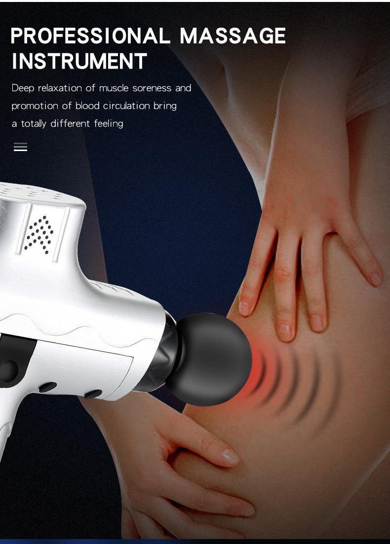 Smart 5 Speed Body Vibration Deep Tissue Muscle Massage Gun 20 Gear