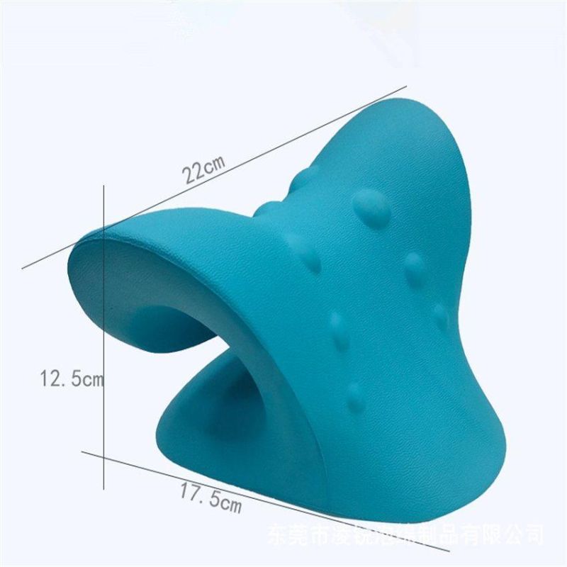 V-Shaped Curvature New Nursing PU Foam Cervical Massage Neck Pillow