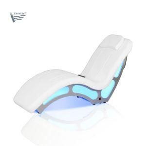 VIP Multifunctional Salon Furniture Massage Table Leisure Chair Heating Beauty Bed with LED Light and Bluetooth Music
