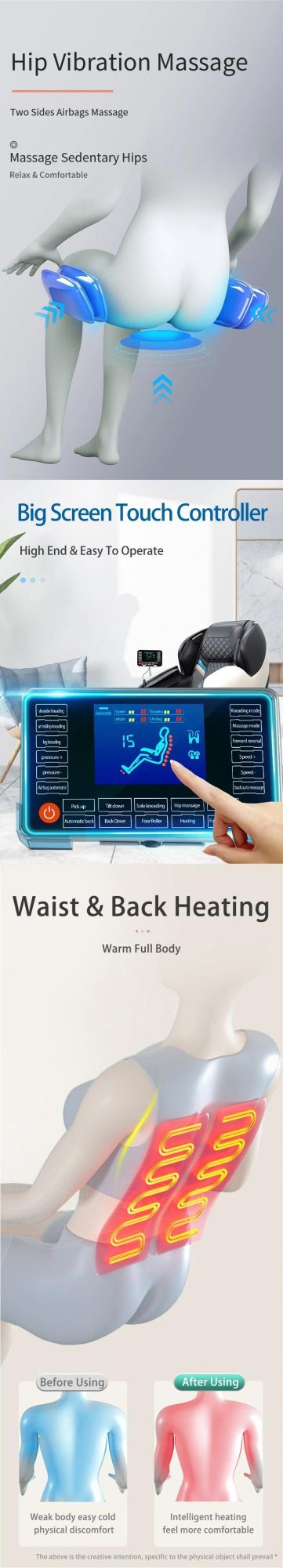 2021 Electric Massage Chair Zero Gravity China Luxury Massage Chair Zero Gravity New Model Cushion Massage Pedicure Chair