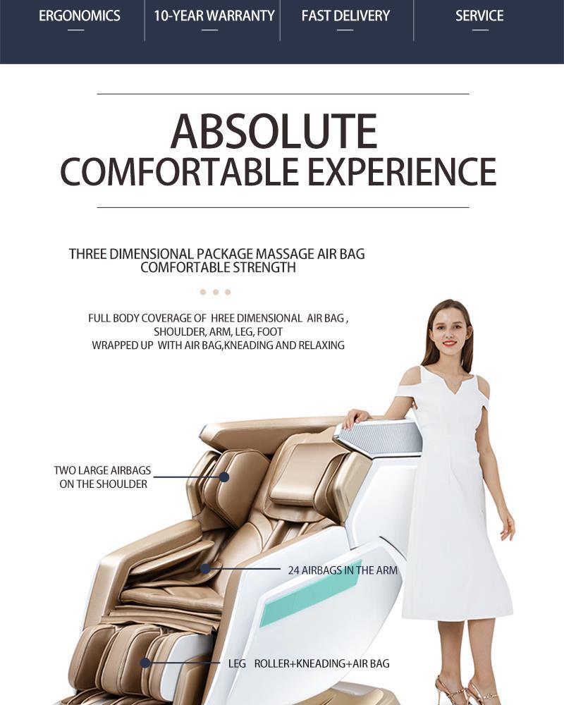 Best Luxury SL Track Massage Chair Full Body Massager Zero Gravity