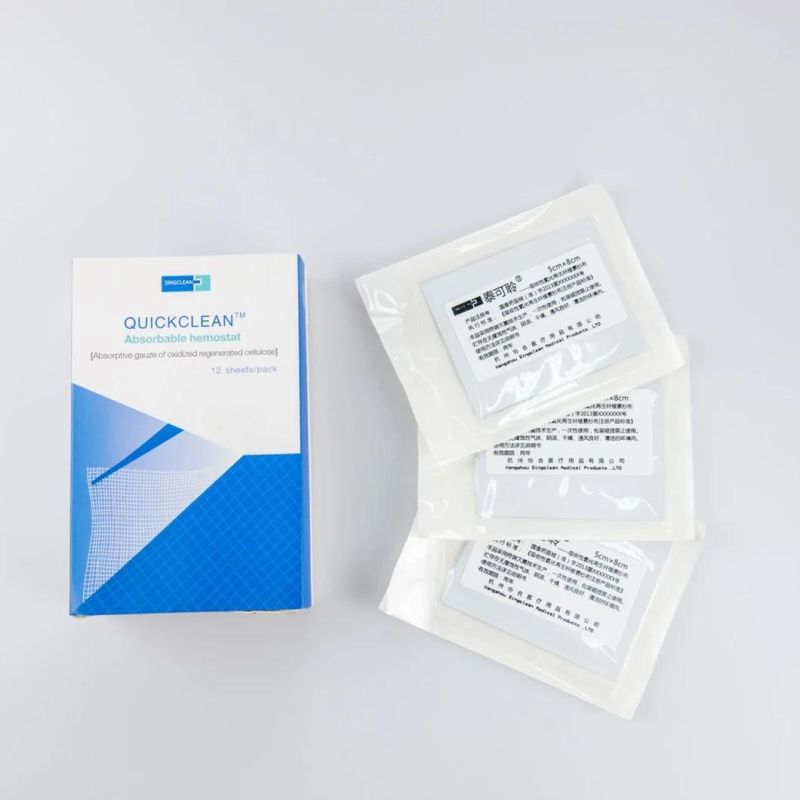 CE Passed Medical Absorbent Gauze for Wound Dressing with Various Sizes