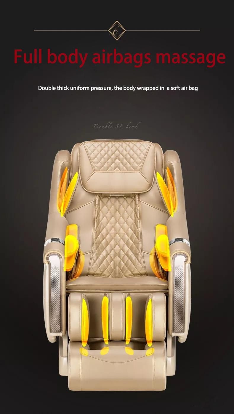 New Model Full Body Jade Roller Foot Massage Chair