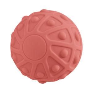 Soft Rubber Hand Yoga Vibrating Exercise Ball Roller Massage Training Ball
