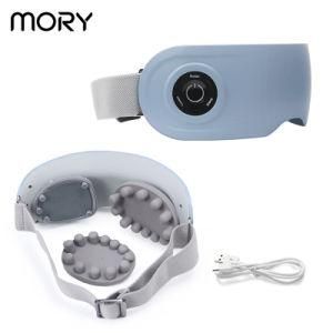 Mory Eye Massager Wholesale Eye Massage Machine Soft Silicon Head Kneaded Eye Massager with Heat