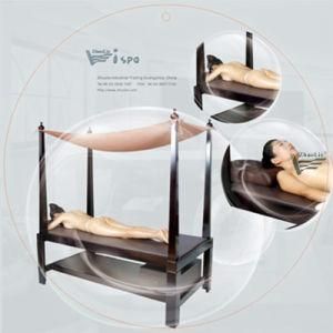 Wood Facial Bed, Beauty Bed, Bali Style SPA Massage Bed (09D08)