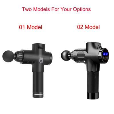 Mini LED Touch Screen New Muscle Massage Gun Mobile Phone Size Full Body Relax Massage Gun