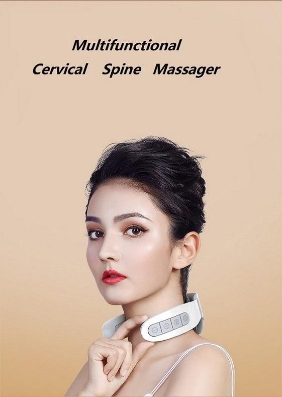 60c 2022 Fashion Massage Instrument Cervical Spine Wireless Smart Home Office Neck Massager